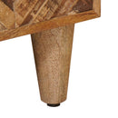 vidaXL Tároló szekrények Barna 105 x 33,5 x 46 cm Tömör Mangófát
