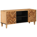 vidaXL Tároló szekrények Barna 105 x 33,5 x 46 cm Tömör Mangófát
