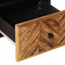 vidaXL Tároló szekrények Barna 70 x 33,5 x 46 cm Tömör Mangófát