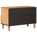 vidaXL Tároló szekrények Barna 70 x 33,5 x 46 cm Tömör Mangófát