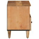 vidaXL Tároló szekrények Barna 70 x 33,5 x 46 cm Tömör Mangófát