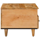 vidaXL Dohányzóasztal fiókkal Barna 80 x 54 x 40 cm Tömör Mangófát