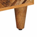 vidaXL Tároló szekrények Barna 105 x 33,5 x 46 cm Tömör Mangófát