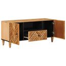 vidaXL Tároló szekrények Barna 105 x 33,5 x 46 cm Tömör Mangófát