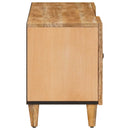 vidaXL Tároló szekrények Barna 105 x 33,5 x 46 cm Tömör Mangófát