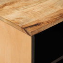 vidaXL Tároló szekrények Barna 80 x 31,5 x 46 cm Tömör Mangófát