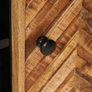 vidaXL Tároló szekrények Barna 80 x 31,5 x 46 cm Tömör Mangófát