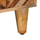 vidaXL Tároló szekrények Barna 80 x 31,5 x 46 cm Tömör Mangófát