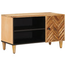 vidaXL Tároló szekrények Barna 80 x 31,5 x 46 cm Tömör Mangófát