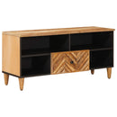 vidaXL Tároló szekrények Barna 100 x 33,5 x 46 cm Tömör Mangófát