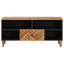 vidaXL Tároló szekrények Barna 100 x 33,5 x 46 cm Tömör Mangófát