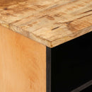 vidaXL Tároló szekrények Barna 80 x 33,5 x 46 cm Tömör Mangófát