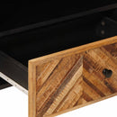 vidaXL Tároló szekrények Barna 80 x 33,5 x 46 cm Tömör Mangófát