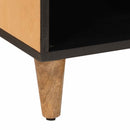 vidaXL Tároló szekrények Barna 80 x 33,5 x 46 cm Tömör Mangófát