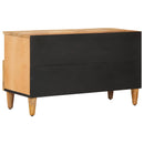 vidaXL Tároló szekrények Barna 80 x 33,5 x 46 cm Tömör Mangófát