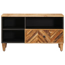 vidaXL Tároló szekrények Barna 80 x 33,5 x 46 cm Tömör Mangófát