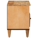 vidaXL Tároló szekrények Barna 80 x 33,5 x 46 cm Tömör Mangófát
