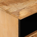 vidaXL Tároló szekrények Barna 100 x 33,5 x 46 cm Tömör Mangófát