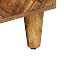 vidaXL Tároló szekrények Barna 100 x 33,5 x 46 cm Tömör Mangófát