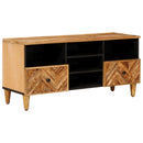 vidaXL Tároló szekrények Barna 100 x 33,5 x 46 cm Tömör Mangófát