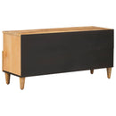 vidaXL Tároló szekrények Barna 100 x 33,5 x 46 cm Tömör Mangófát