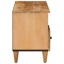 vidaXL Tároló szekrények Barna 100 x 33,5 x 46 cm Tömör Mangófát