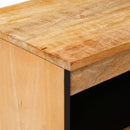 vidaXL Tároló szekrények Barna 60 x 33,5 x 75 cm Tömör Mangófát