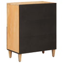 vidaXL Tároló szekrények Barna 60 x 33,5 x 75 cm Tömör Mangófát