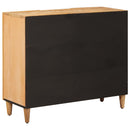 vidaXL Tároló szekrények Barna 90 x 33,5 x 75 cm Tömör Mangófát