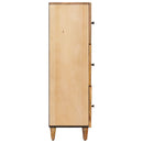 vidaXL Tároló szekrények Barna 40 x 33,5 x 110 cm Tömör Mangófát