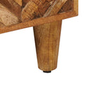 vidaXL Tároló szekrények Barna 60 x 33,5 x 100 cm Tömör Mangófát