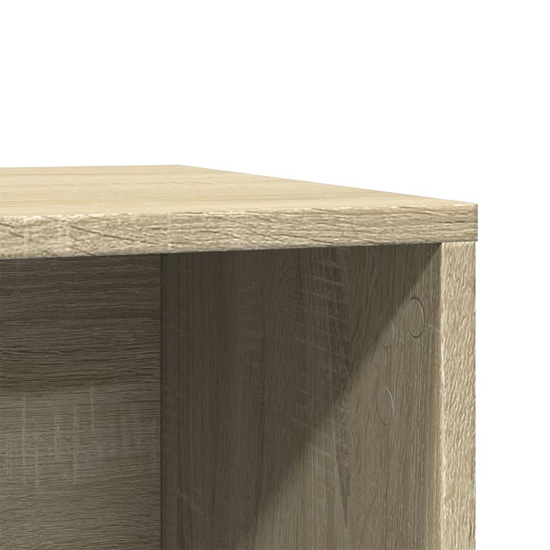 vidaXL sonoma tölgy színű szerelt fa macskaalomdoboz 60 x 40 x 40 cm