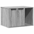 vidaXL szürke sonoma színű szerelt fa macskaalomdoboz 60 x 40 x 40 cm