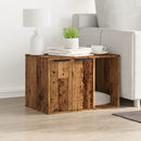 vidaXL antik fa színű szerelt fa macskaalomdoboz 60 x 40 x 40 cm