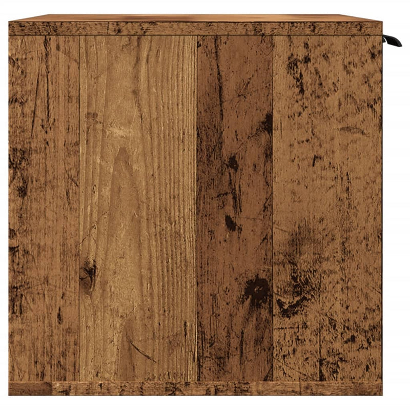 vidaXL antik fa színű szerelt fa macskaalomdoboz 60 x 40 x 40 cm