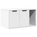 vidaXL fehér szerelt fa macskaalomdoboz 80 x 50 x 45 cm
