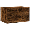 vidaXL füstös tölgy színű szerelt fa macskaalomdoboz 80 x 50 x 45 cm