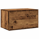 vidaXL antik fa színű szerelt fa macskaalomdoboz 80 x 50 x 45 cm
