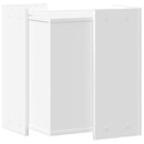 vidaXL fehér szerelt fa macskaalomdoboz 42 x 42 x 51 cm