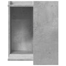 vidaXL betonszürke szerelt fa macskaalomdoboz 42 x 42 x 51 cm