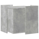 vidaXL betonszürke szerelt fa macskaalomdoboz 53 x 53 x 51 cm