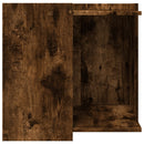 vidaXL füstös tölgy színű szerelt fa macskaalomdoboz 53 x 53 x 51 cm