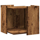 vidaXL antik fa színű szerelt fa macskaalomdoboz 53 x 53 x 51 cm