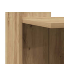 vidaXL kézműves tölgy színű szerelt fa macskaalomdoboz 53 x 53 x 51 cm