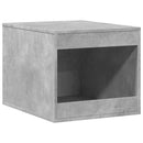 vidaXL betonszürke szerelt fa macskaalomdoboz 47 x 59 x 42 cm