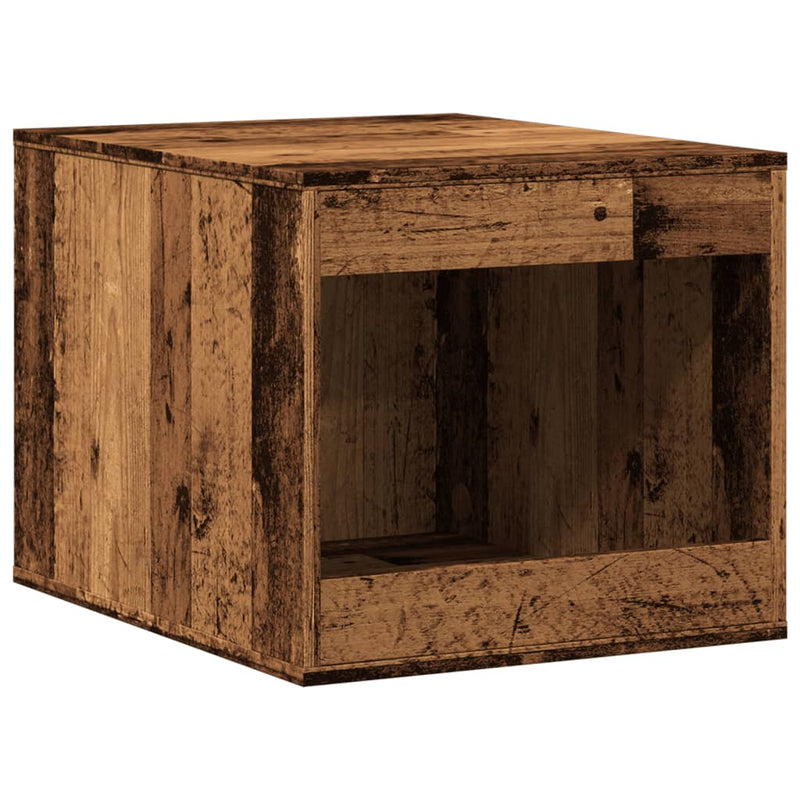 vidaXL antik fa színű szerelt fa macskaalomdoboz 47 x 59 x 42 cm