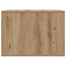 vidaXL kézműves tölgy színű szerelt fa macskaalomdoboz 47 x 59 x 42 cm