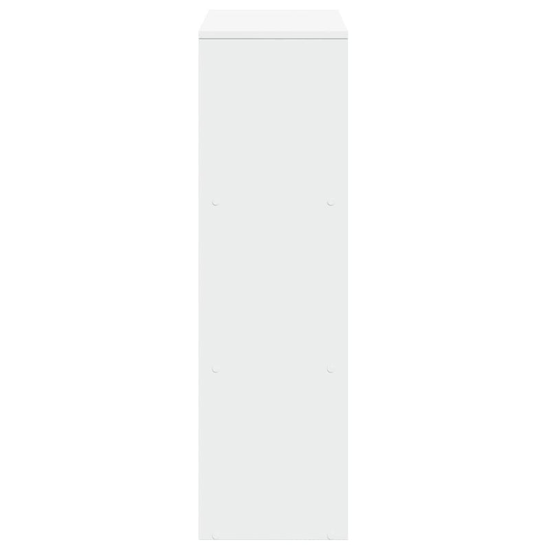 vidaXL 3-szintes szobaelválasztó könyvespolc fehér, 99 x 29 x 99 cm, rétegelt fa