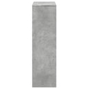 vidaXL 3 szintes betonszürke fa térelválasztó könyvespolc 99x29x99 cm