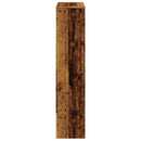 vidaXL 4 szintes antik színű elválasztó könyvespolc 131,5x29x131,5 cm